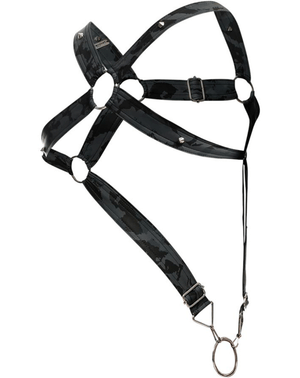 Malebasics Dmbl07 Dngeon Cross Cock Ring Harness Army