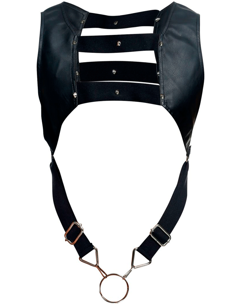 Malebasics Dmbl08 Dngeon Croptop Cockring Harness Army