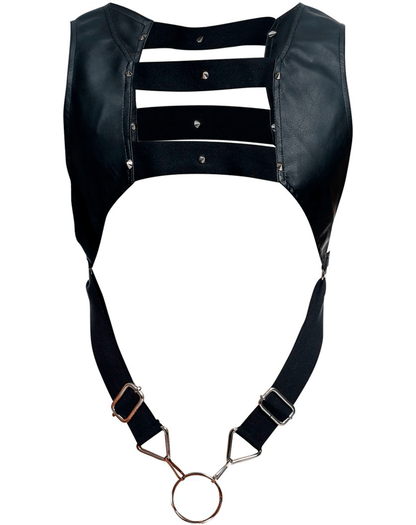 Malebasics Dmbl08 Dngeon Croptop Cockring Harness Army