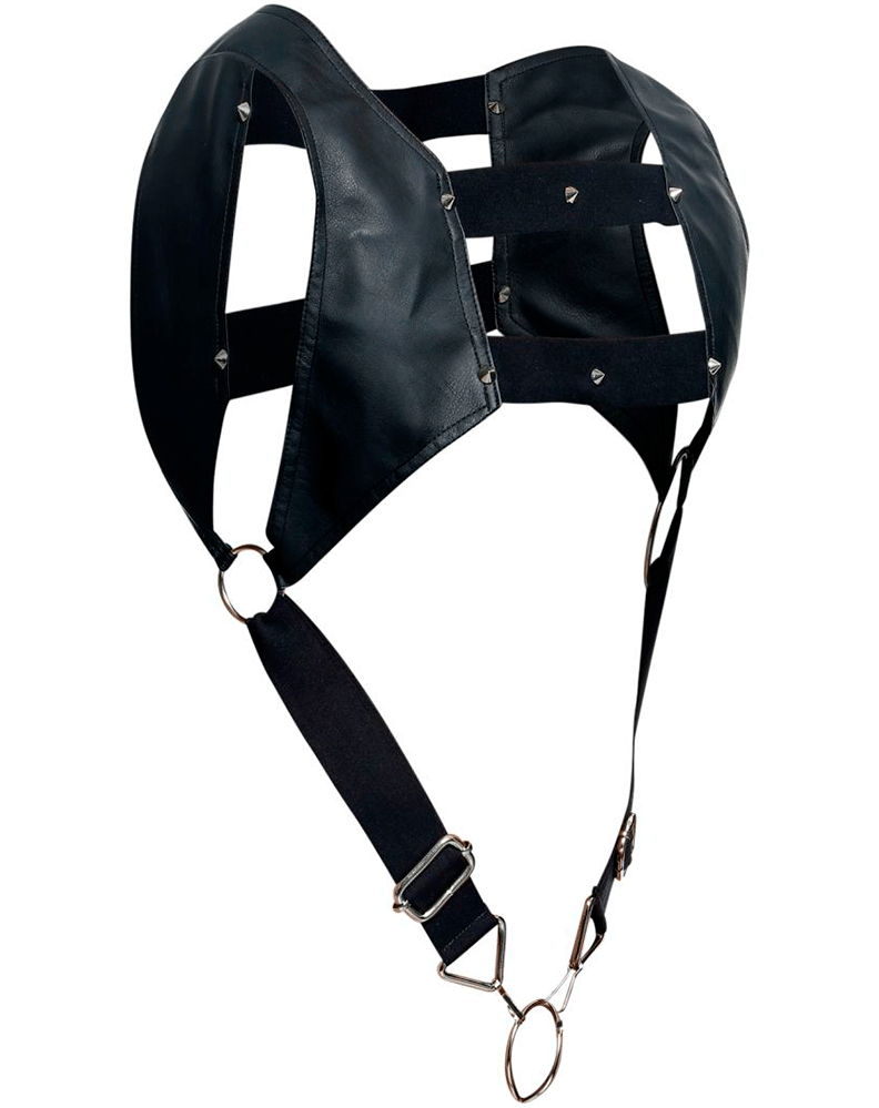Malebasics Dmbl08 Dngeon Croptop Cockring Harness Army