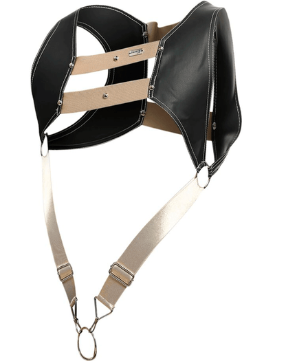 Malebasics Dmbl08 Dngeon Croptop Cockring Harness Army