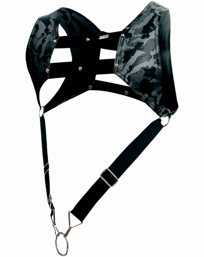 Malebasics Dmbl08 Dngeon Croptop Cockring Harness Army