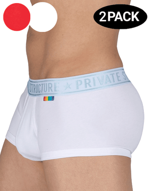 Private Structure Eput4386 2pk Mid Waist Trunks