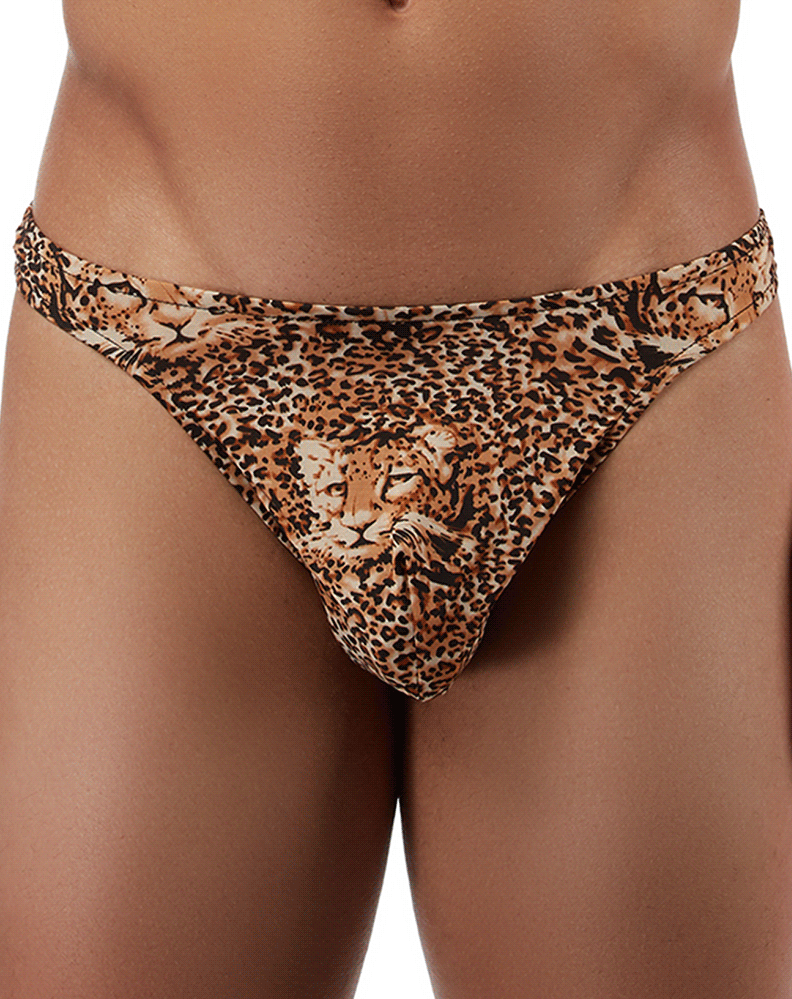 Male Power 444030 Animal Wonder Thong Brown