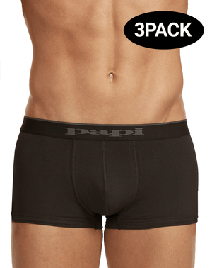 Papi 980501-001 3pk Cotton Stretch Brazilian Solids Black – Steven Even -  Men's Underwear Store