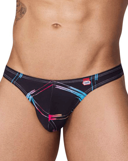 Pikante 1077 Nucleus Thongs Black