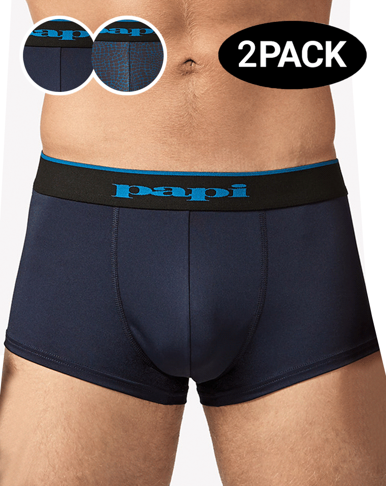 Papi Umpa048 Microflex Brazilian Trunks Teal-leopard – Steven Even - Men's  Underwear Store
