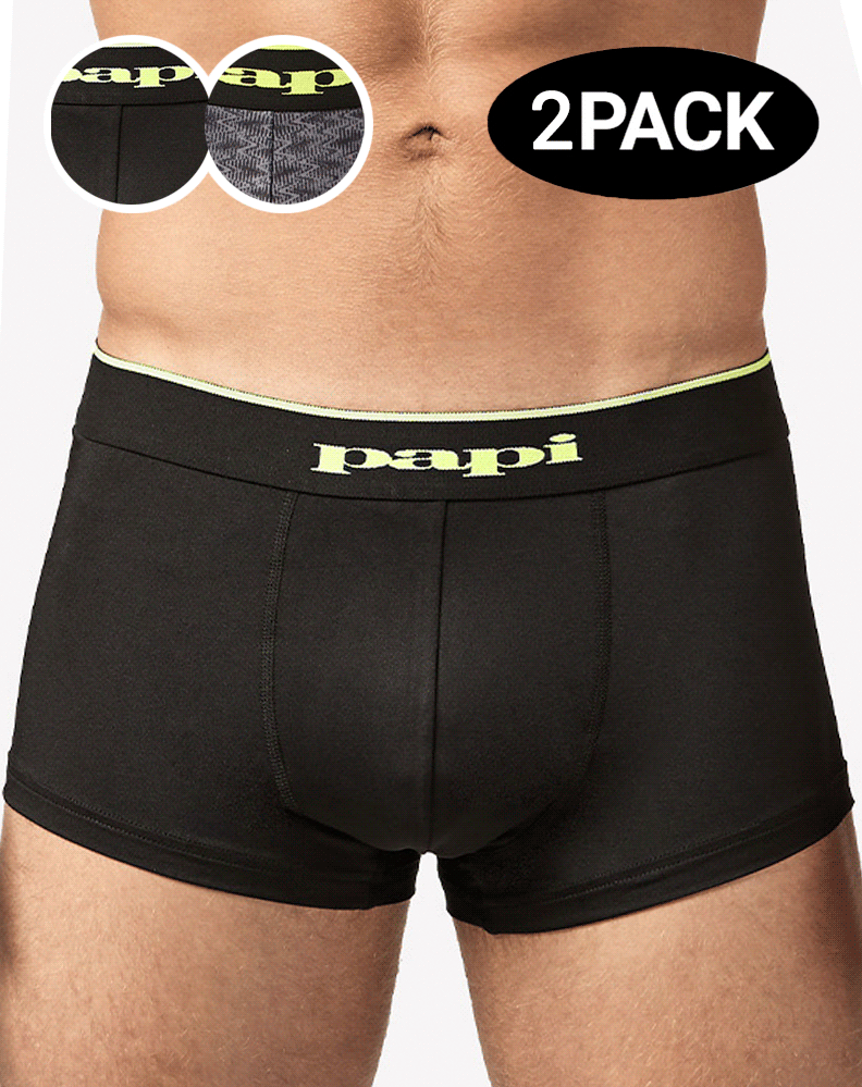 Papi Umpa048 Microflex Brazilian Trunks Charcoal-graphic – Steven Even -  Men's Underwear Store