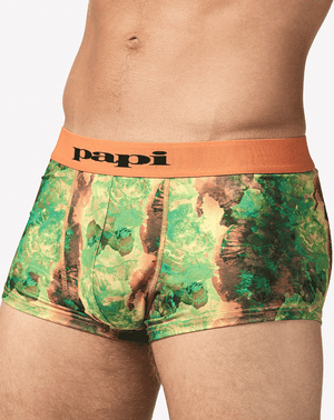 Papi Umpa050 Fashion Microflex Brazilian Trunks Sunrise Multi Print