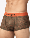Papi Umpa050 Fashion Microflex Brazilian Trunks Orange Pixel Print