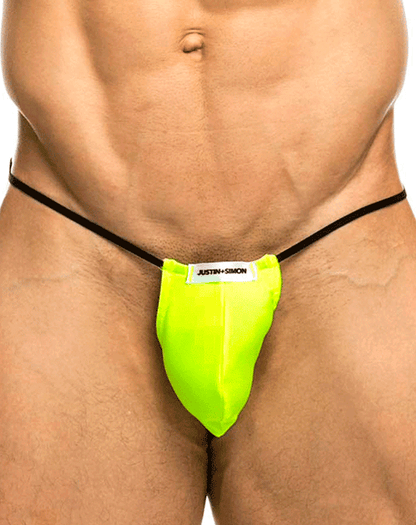 Justin+Simon Xsj02 Silky G-string Bulge