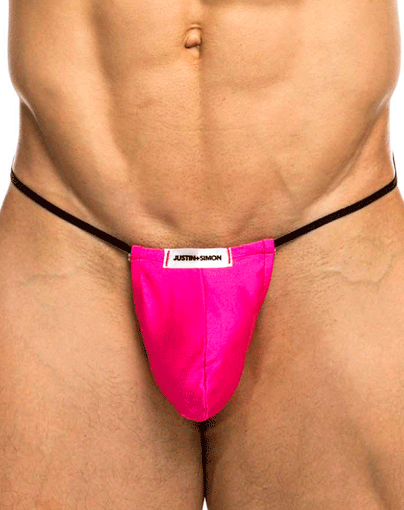 Justin+Simon Xsj02 Silky G-string Bulge