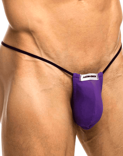Justin+Simon Xsj02 Silky G-string Bulge