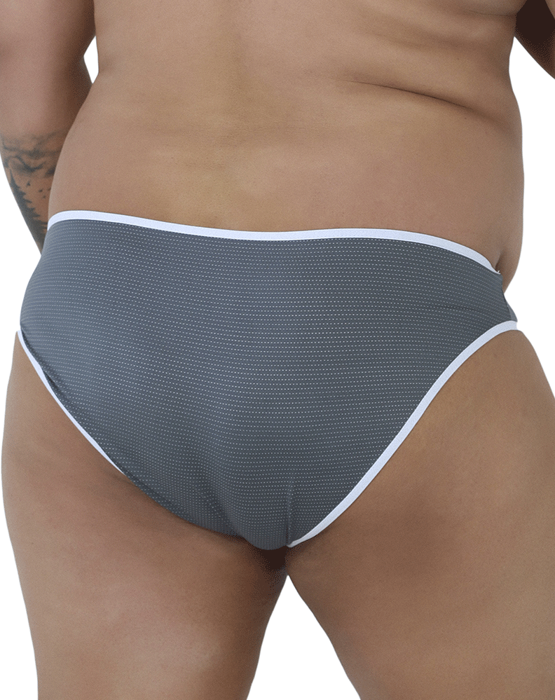 Xtremen 91021x Microfiber Briefs Plus Size Gray