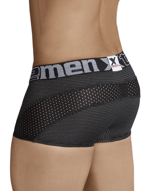 Xtremen 91030 Sports Mesh Boxer Briefs Black-white