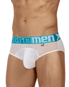 Xtremen 91059 Peekaboo Mesh Briefs White